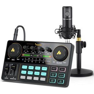 Podcast Equipment Bundle MaonoCaster Lite Audio Interface All in One Podcast